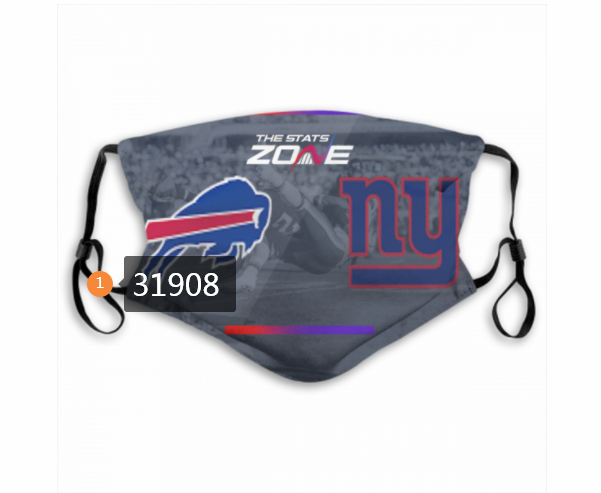 NFL New York Giants 432020 Dust mask with filter